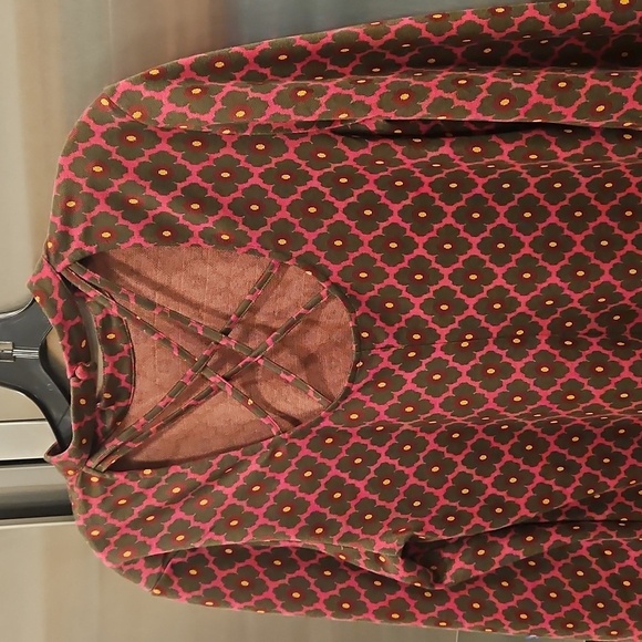 💕TRINA TURK💕 Leela Dress ~ Flower Bazaar Knit Jaquard Phlox Print Large L NWT - Picture 9 of 13